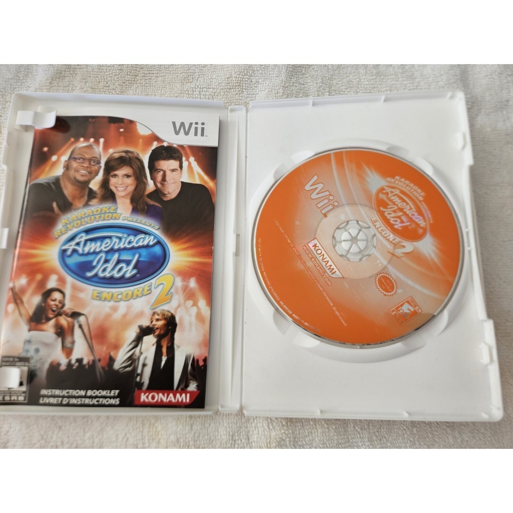 AMERICAN IDOL ENCORE 2 Nintendo Wii COMPLETE WITH MANUAL - Picture 2 of 3